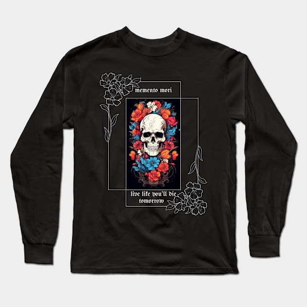 memento mori (colorful ver) Long Sleeve T-Shirt by MetamorphoseHob